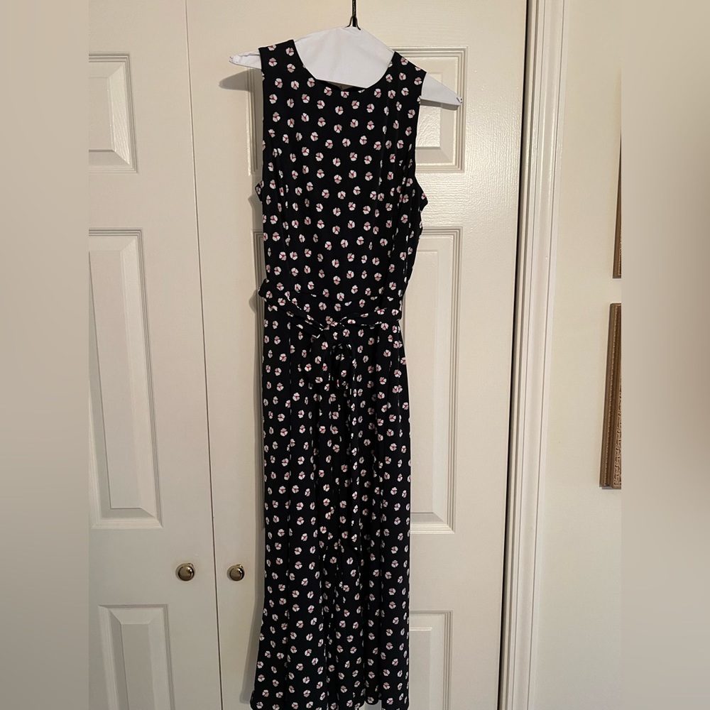 Tommy Hilfiger navy print jumpsuit size 8